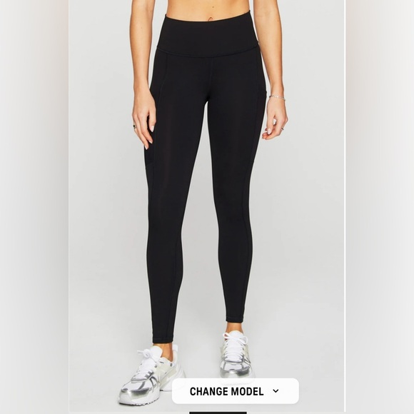 Fabletics Black High-Waisted Power Hold Leggings - Picture 2 of 8
